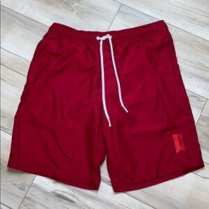 Amazon Essentials Swim Trunks Red Medium